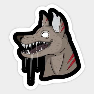 Drooling Dog Sticker